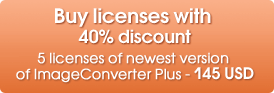 Order a General License for 5 user account with 40% discount